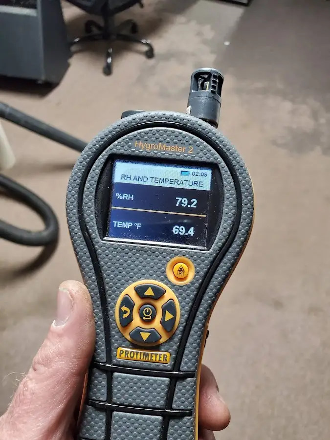Moisture meter humidity assessment for Fire & Smoke Damage Restoration in Chain Lake